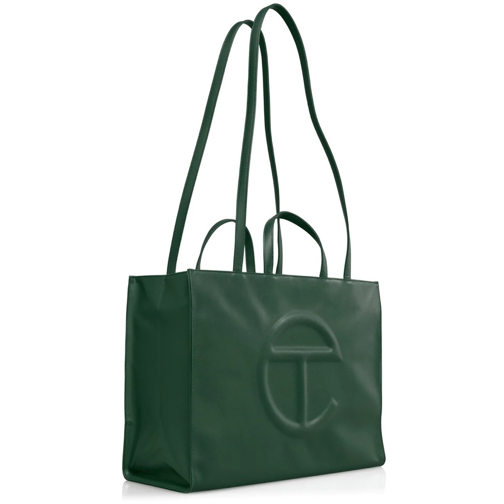 TELFAR Large shopping bag in Dark Olive NWT